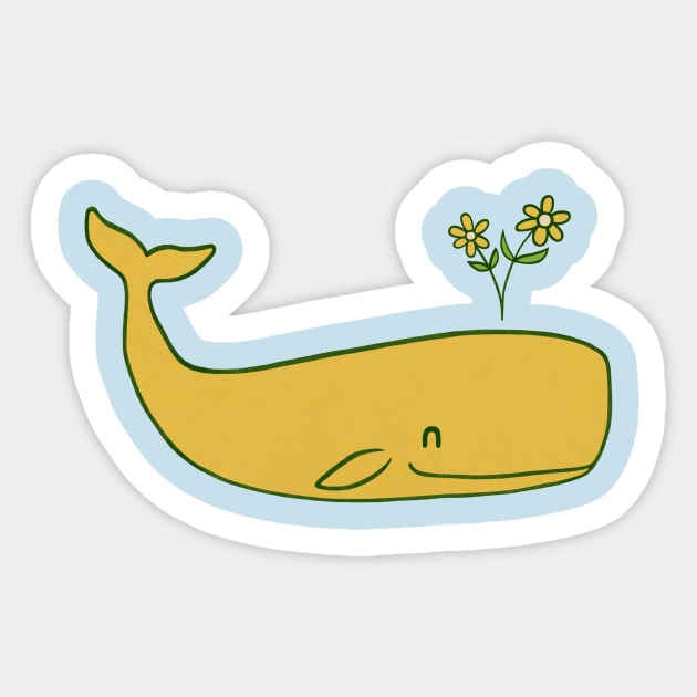 Peace Whale Sticker by Terry Fan